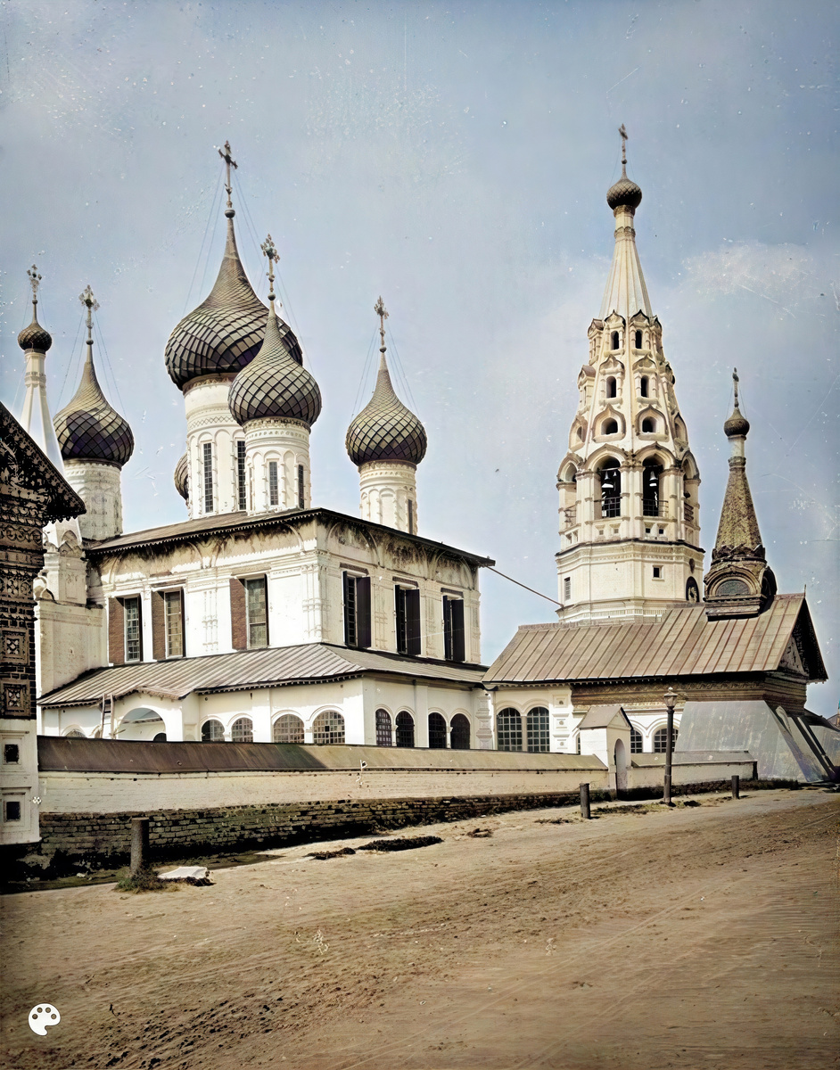 1903 - Ярославль - Панорама церкви Иоанна Златоуса