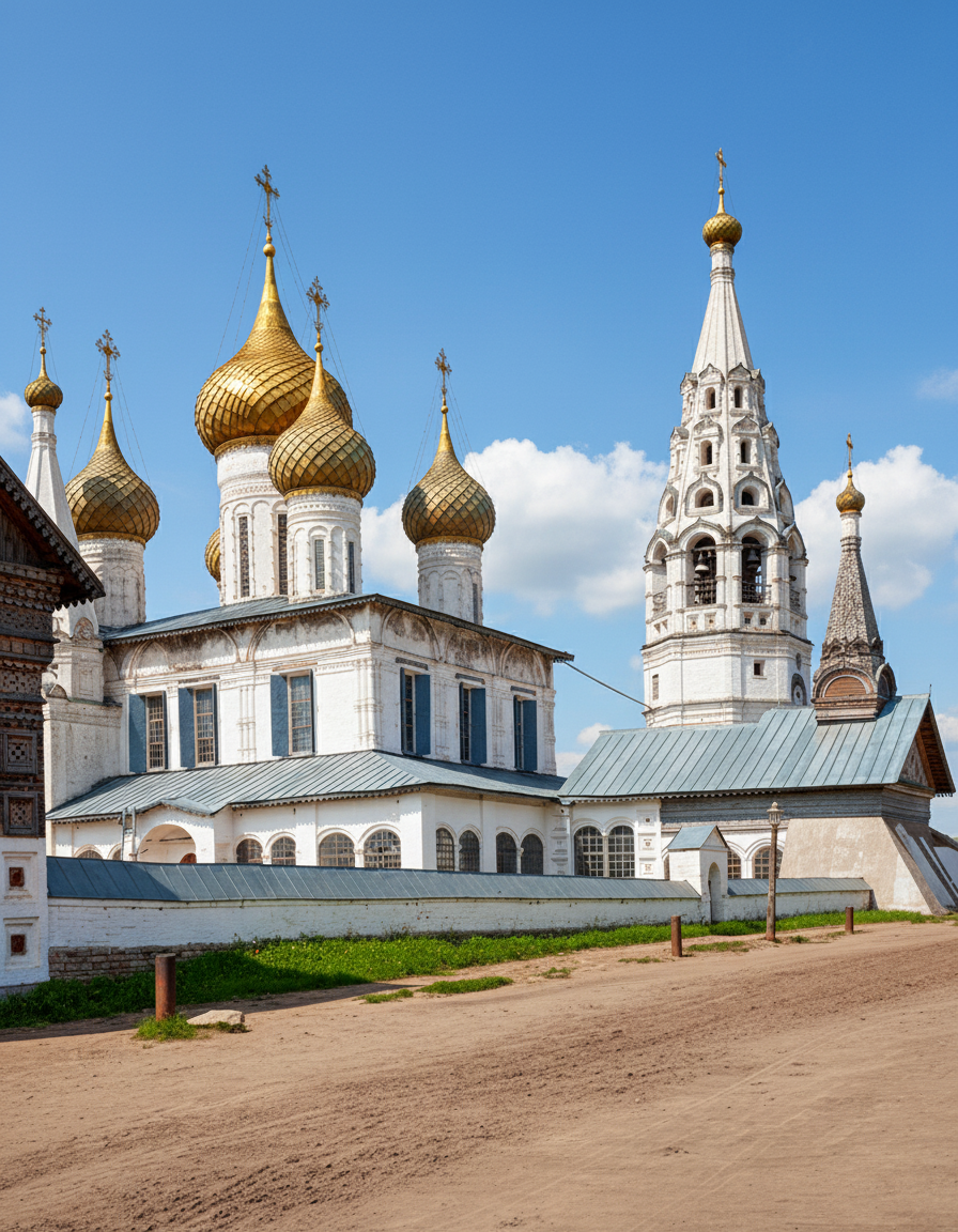 1903 - Ярославль - Панорама церкви Иоанна Златоуса