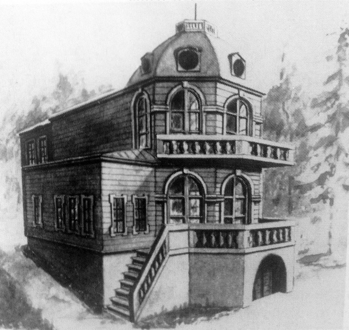 Домик «Крак». Реконструкция Б.В. Януша по архивным чертежам, 1994 /фото с сайта Ситиволс/