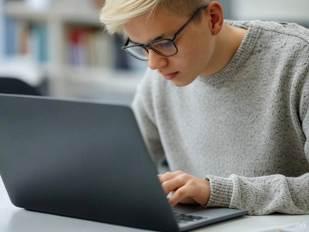 Так нейросеть видит меня, осваивающего навыки слепой печати.