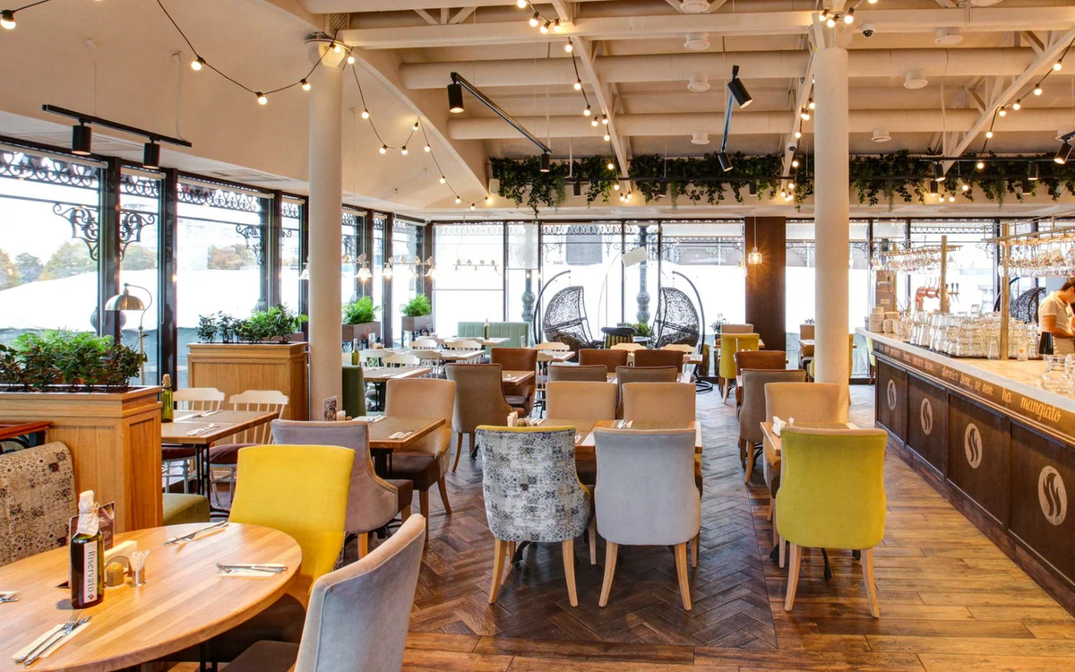 Интерьев ресторана "IL Патио"