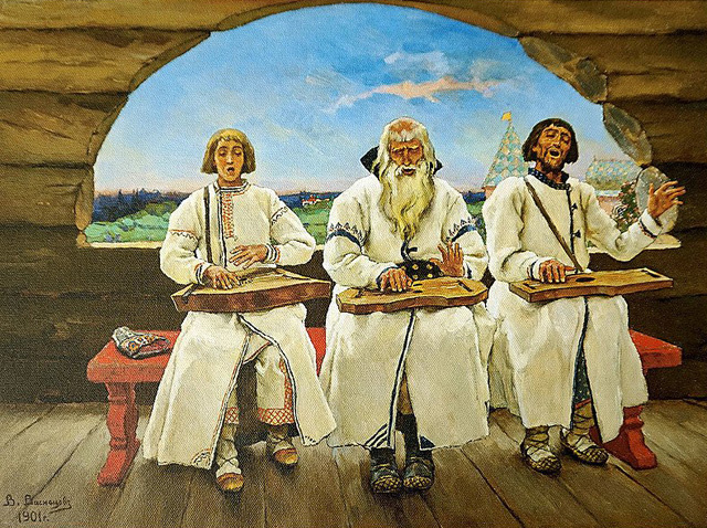 В.М. Васнецов. Гусляры. 1901 год