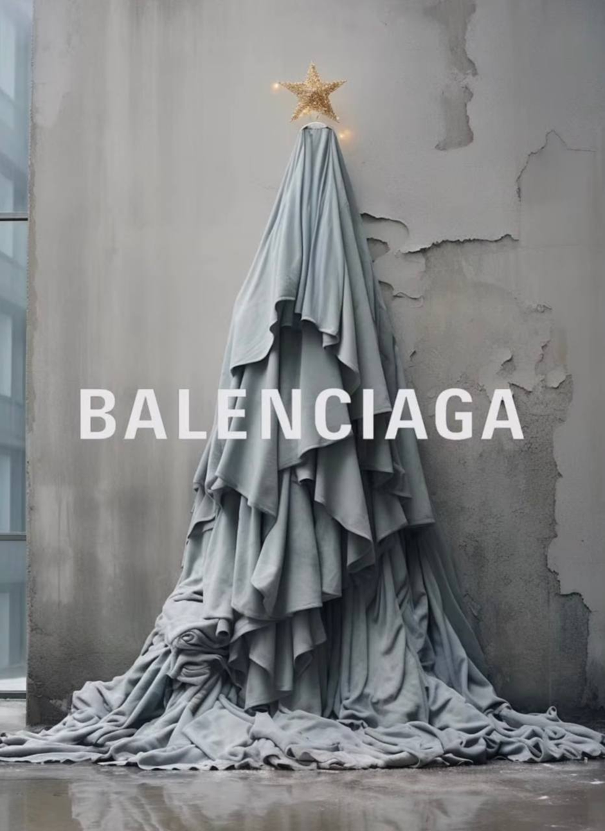 Ёлка BALENCIAGA - создано ИИ