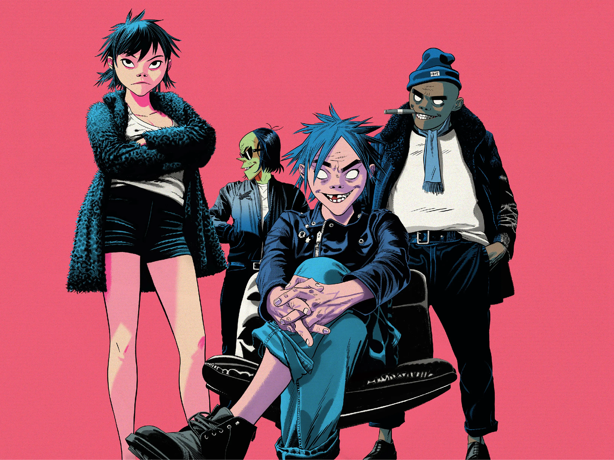 Виртуальные участники группы Gorillaz