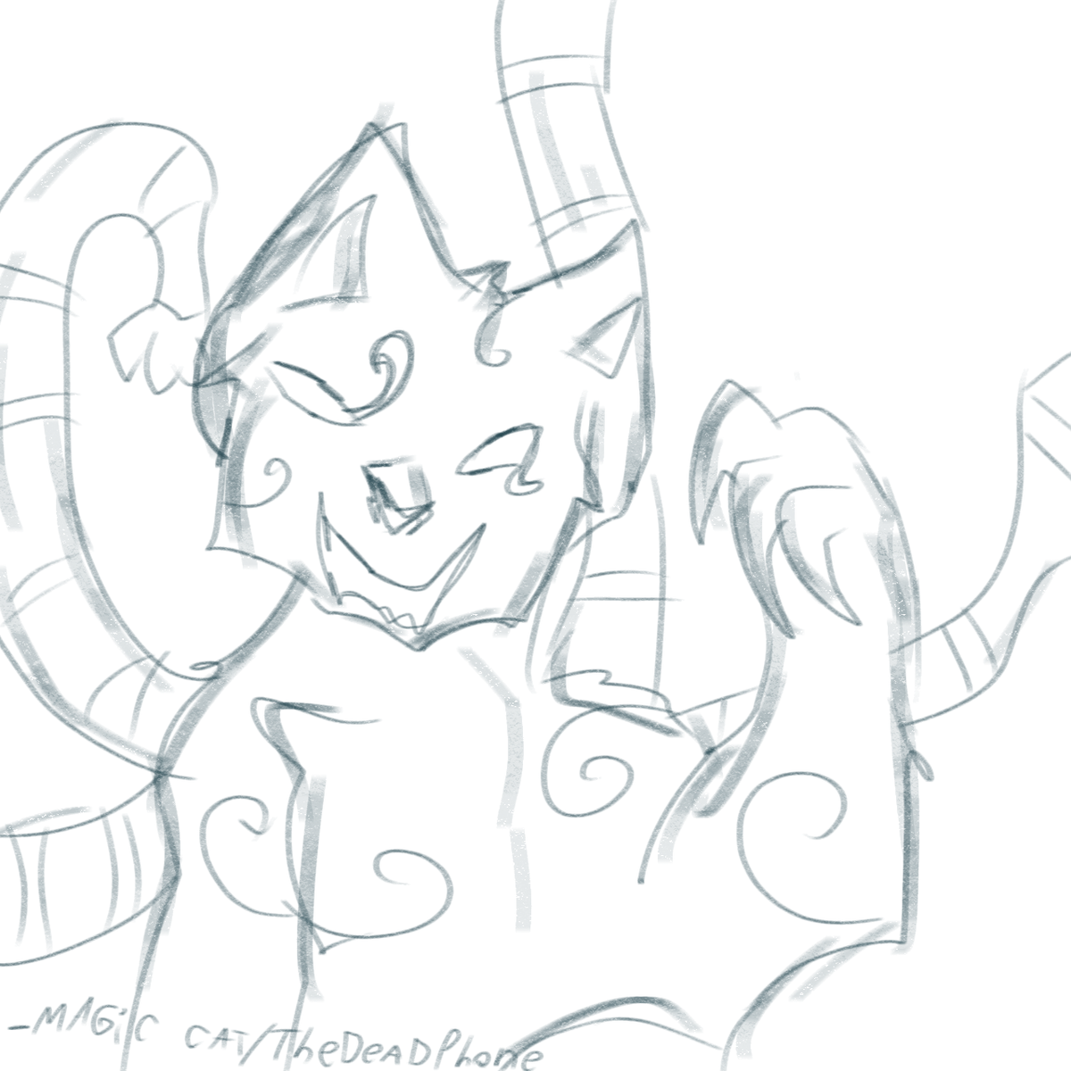 Magic Cat/ Рисунок. [НЕ КОТЫ ВОИТЕЛИ!] MCA: TheDeadPhone 