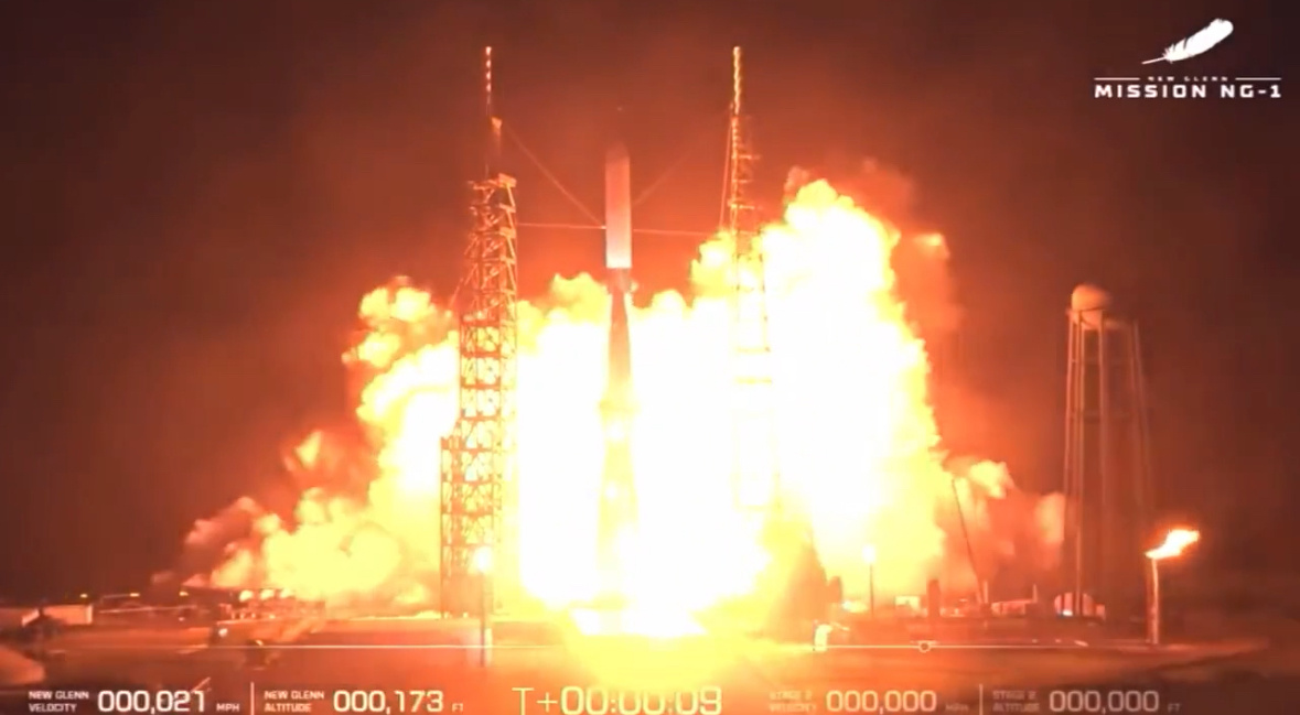 Blue Origin успешно запустила ракету New Glenn  