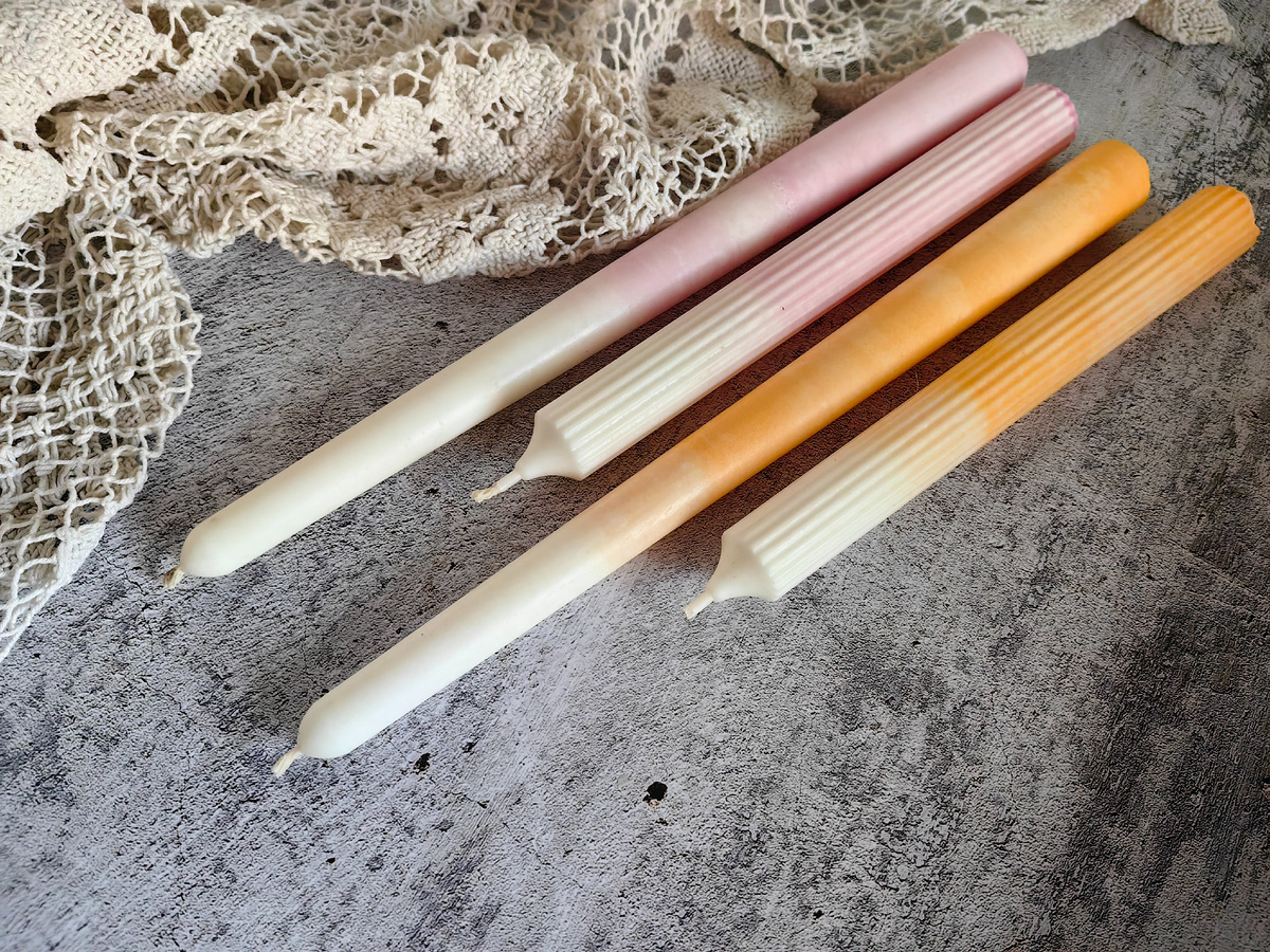 свечи, которые я сделала сама