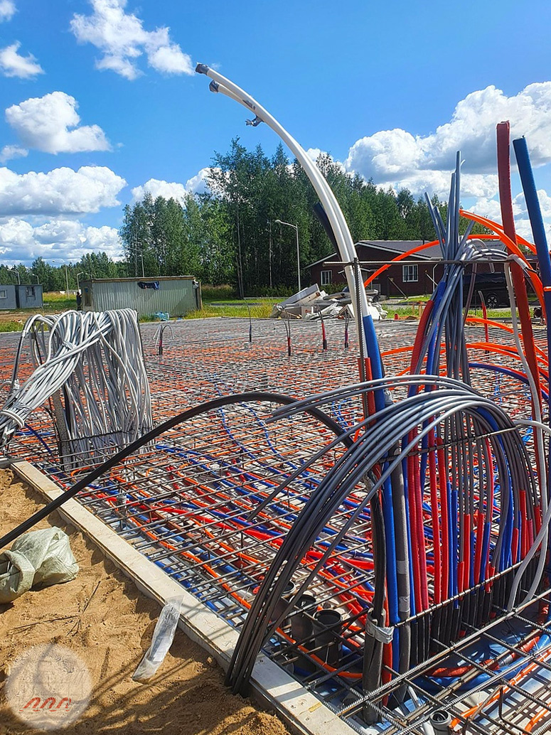 2020 год, наша стройка DOW плиты в Юкках, Л.О.