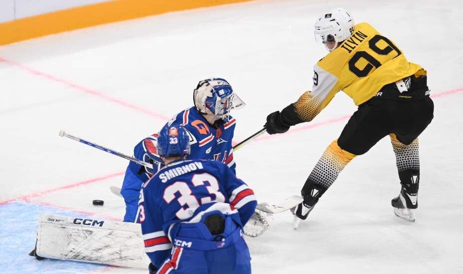    «Северсталь» справился со СКА. Фото: Соцсети ХК «Северсталь»