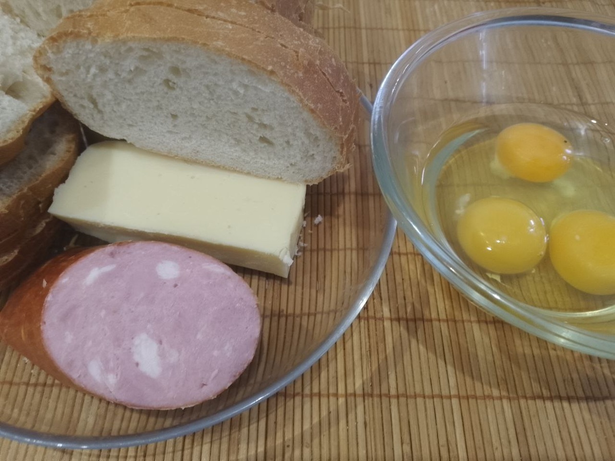 Ингредиенты для приготовления бутербродов