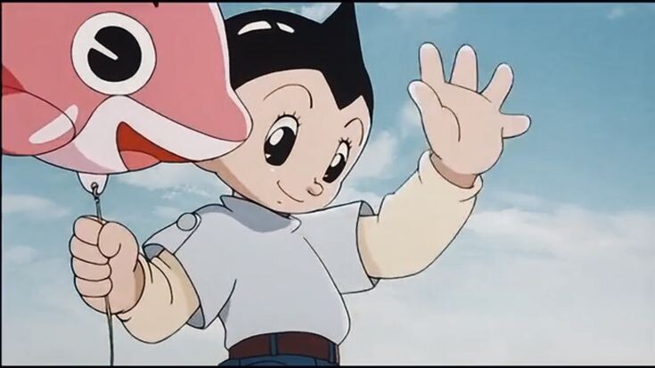 Кадр из аниме "Astro Boy"