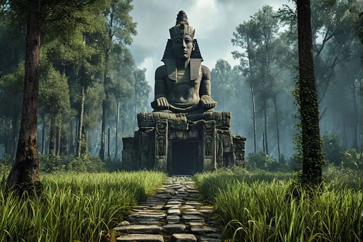 Эзотерики полагают, что рисовое поле обладает особым биополем, которое может формировать (даже в кубанской глубинке) образы своей далекой древневосточной прародины.
Фото: Нейросеть shedevrum.ai