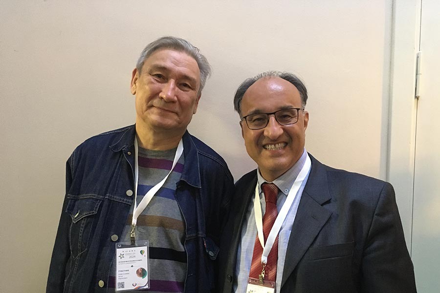 А.Н. Ахметсафин и А.Р. Шаяхметов на Международном конгрессе «OSTEOPATHY OPEN», 2024 год