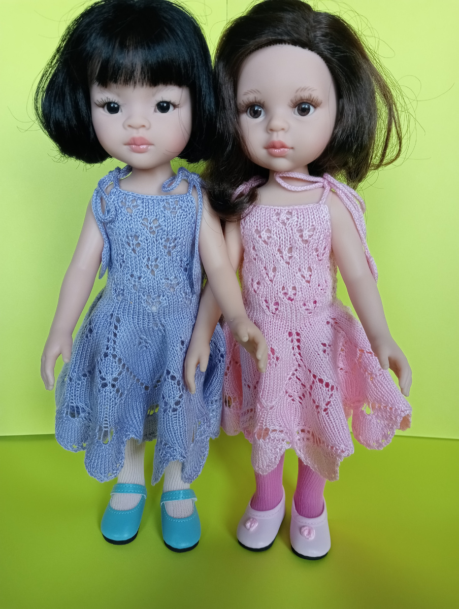 Платье на куклу Паола Рейна