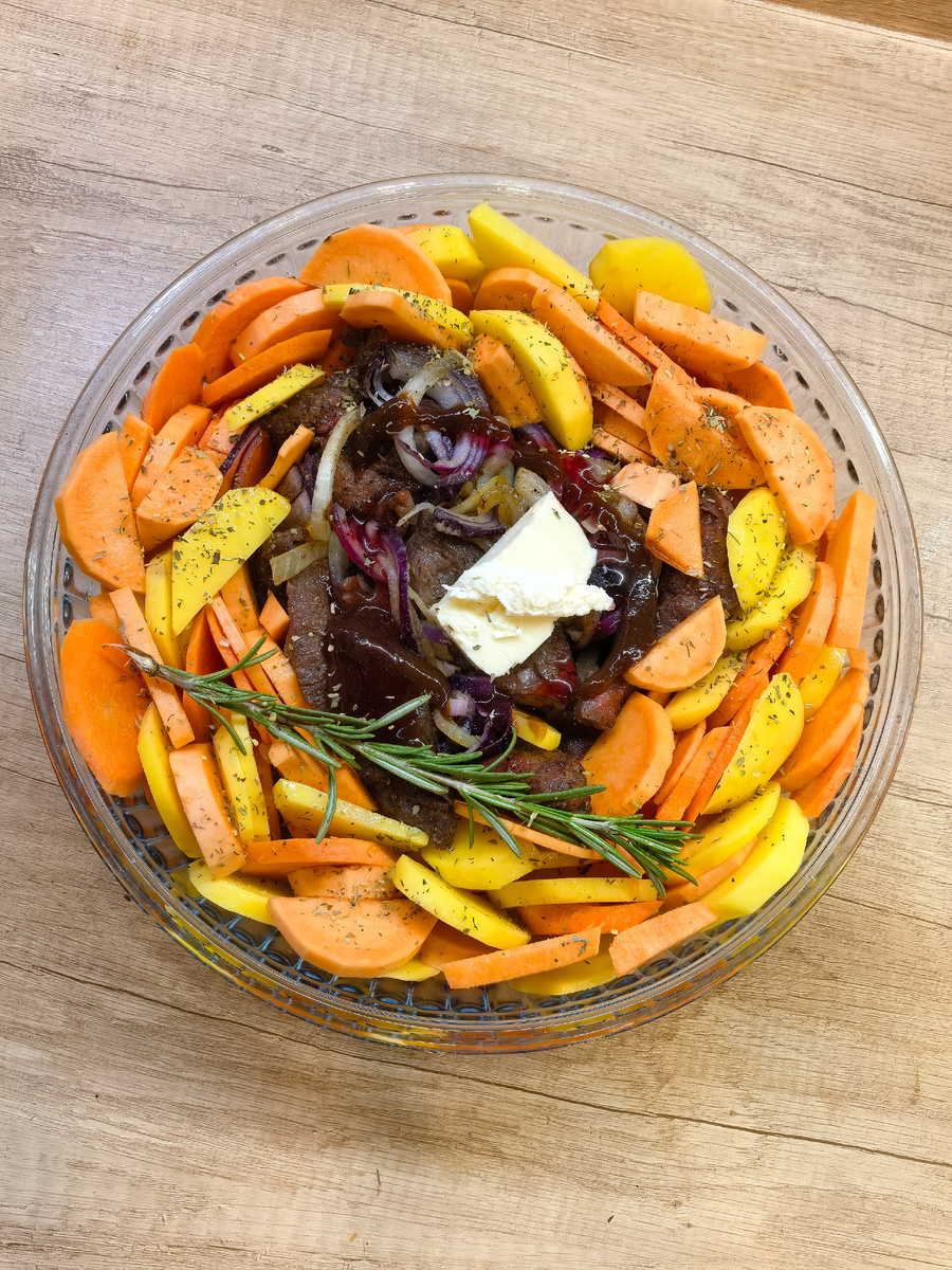 Говядина с обощами в духовке