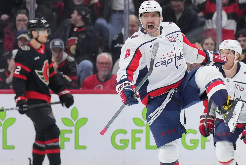 Александр Овечкин снова забивает. Фото: НХЛ