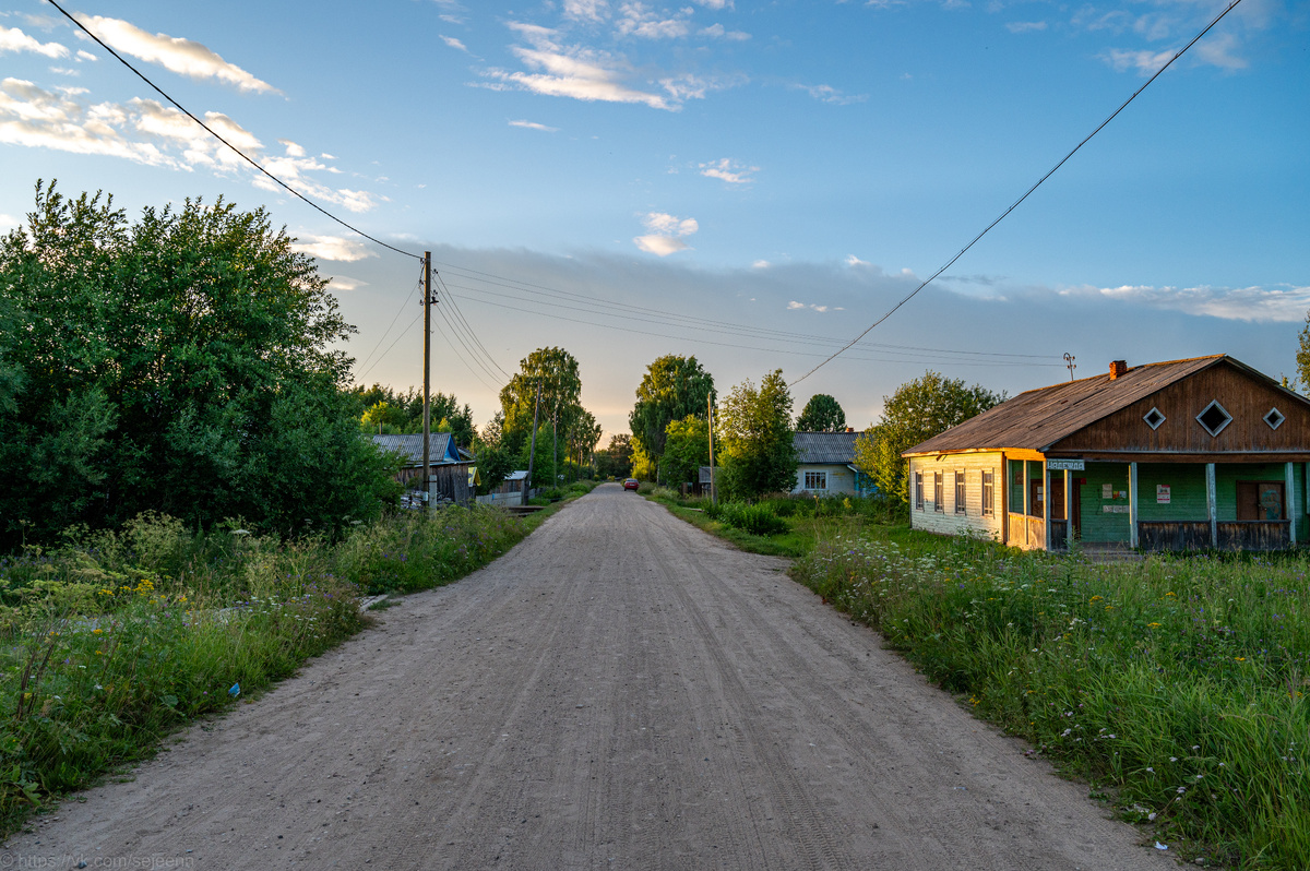 Просто картинка для карточки. Поселок Куликово Архангельская область Красноборский район. Июль 2024. Фото автора