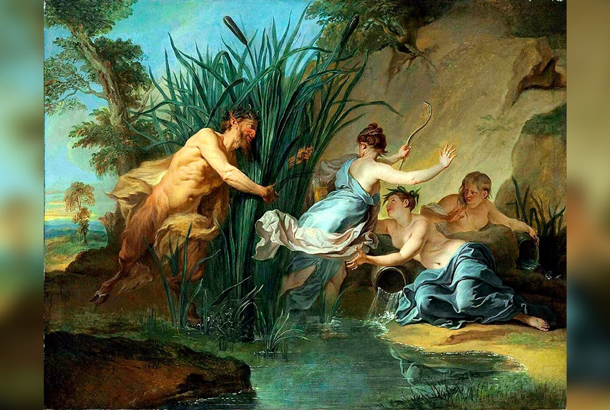 Ноэль-Николя Куапель. «Пан и Сиринга». 1723