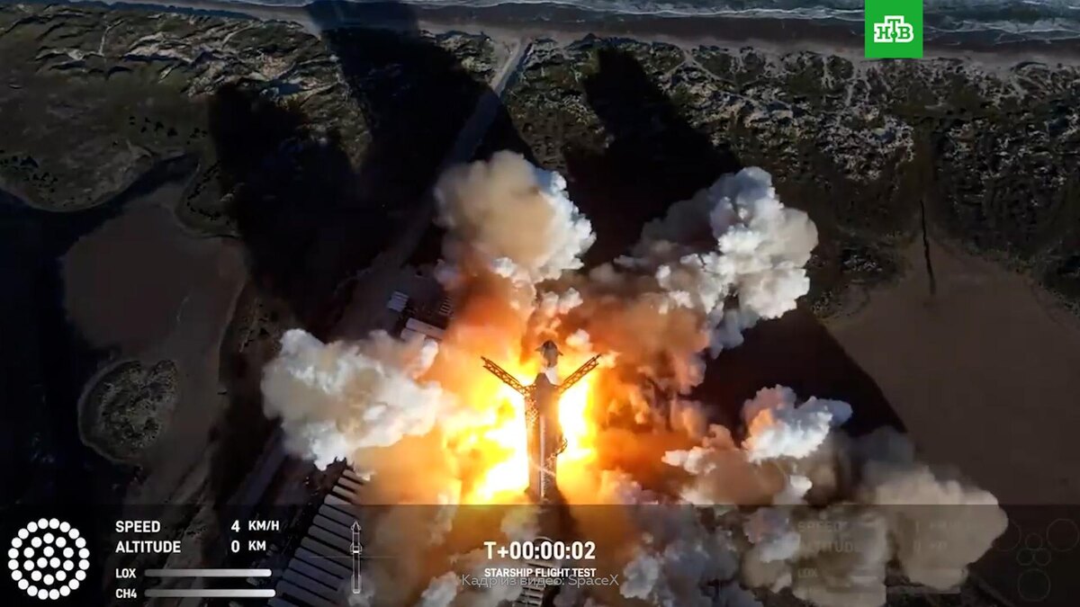    Седьмой тестовый запуск Starship закончился потерей корабля