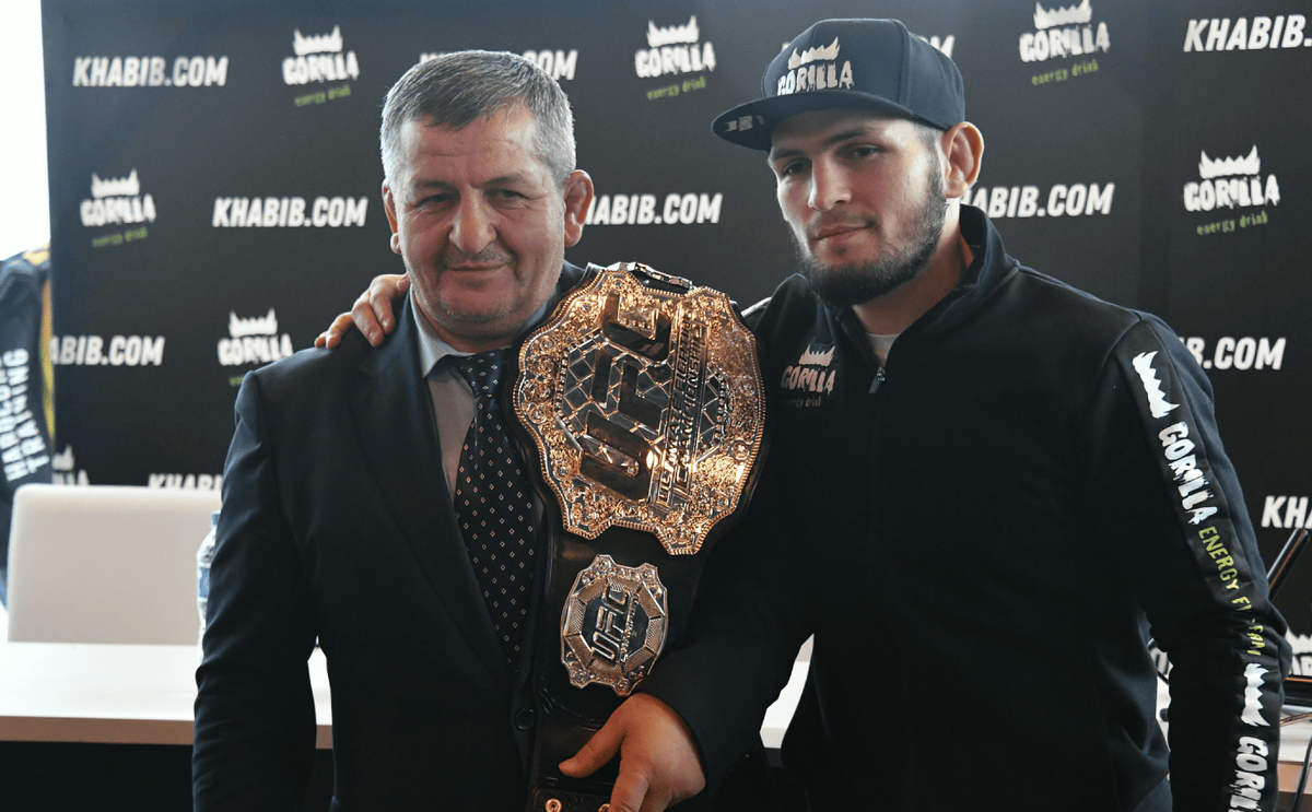    Абдулманап и Хабиб Нурмагомедовы Фото: Komsomolskaya Pravda / Global look press Георгий