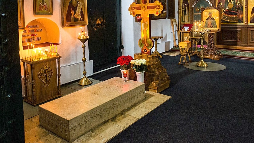 Могила Кузьмы Минина в Михало-Архангельском собор нижегородского Кремля