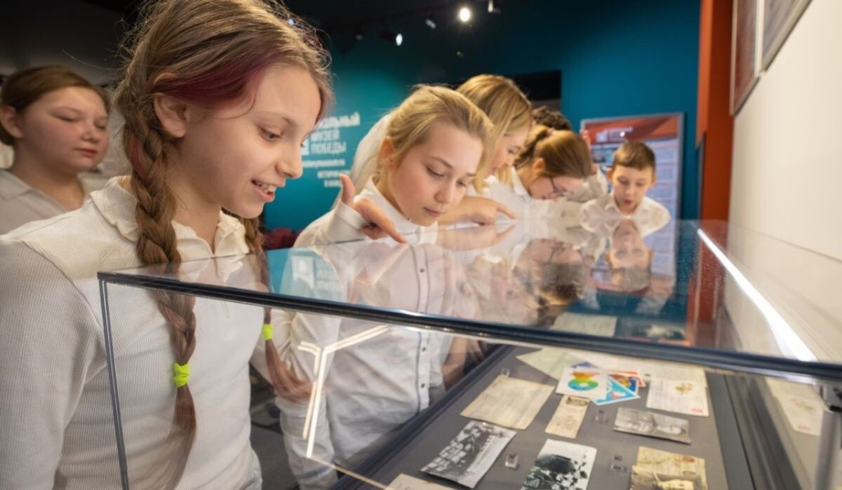     Школьники в Музее Победы. Источник: victorymuseum.ru Автор фото: Пресс-служба Музея Победы