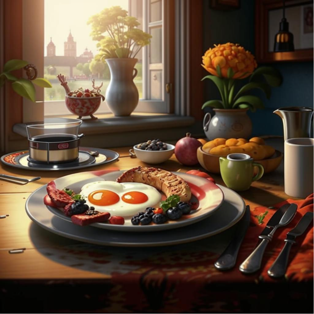 Завтрак составляет примерно четверть от общего объёма пищи за день и пропускать его крайне не рекомендуется