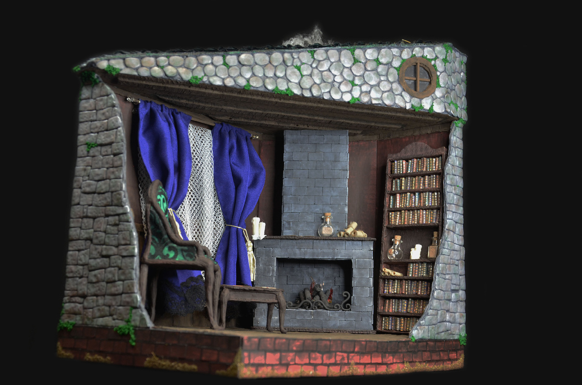 фото и изделие автора из картона