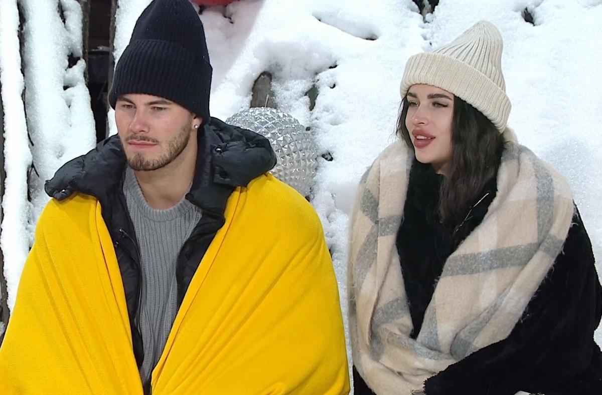 Сергей Хорошев и Вика Дилье (фото из эфира на «Okko»)