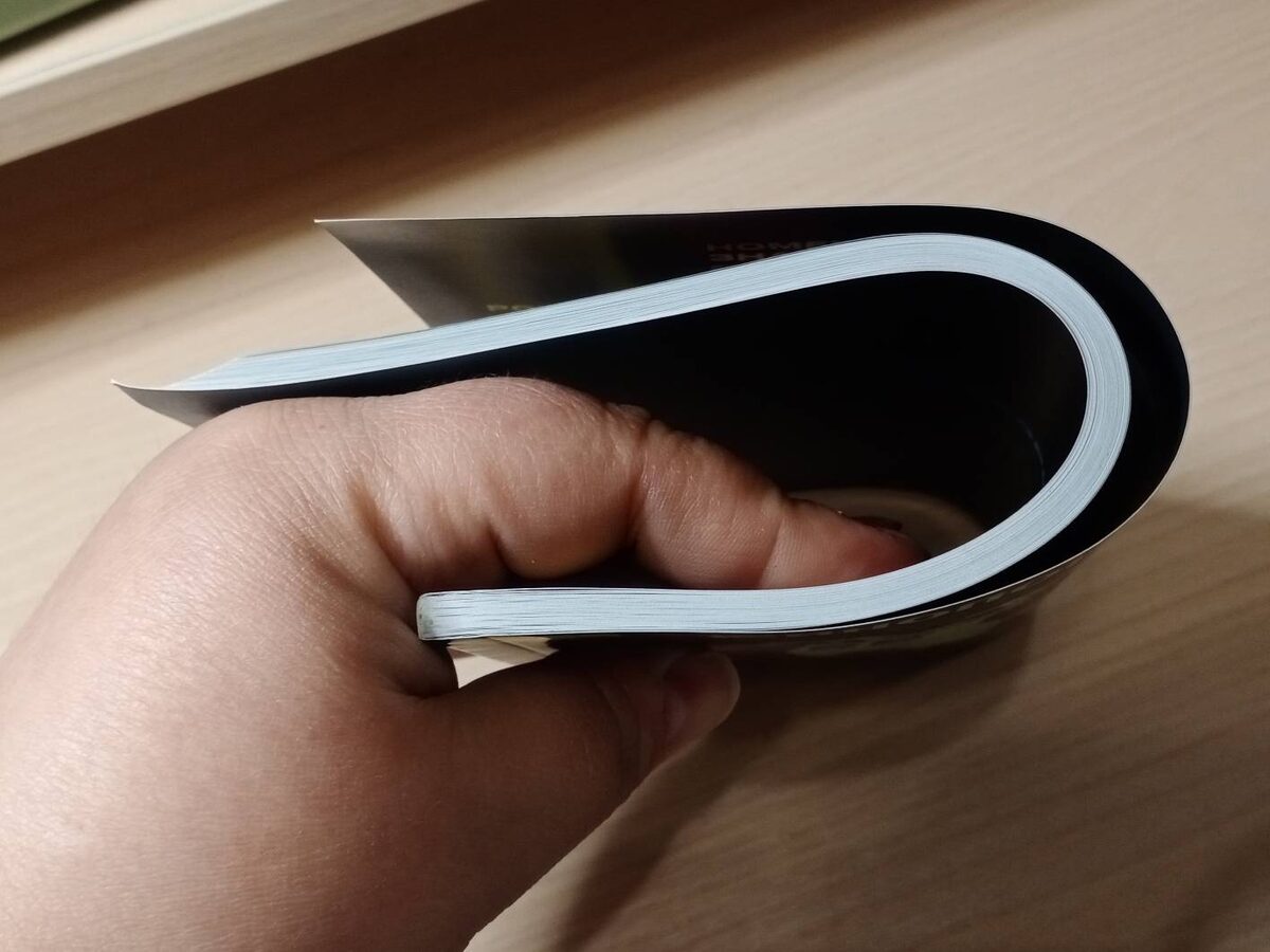 Толщина инструкции