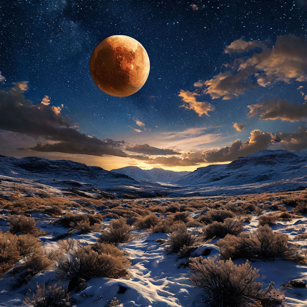 Планета Марс.