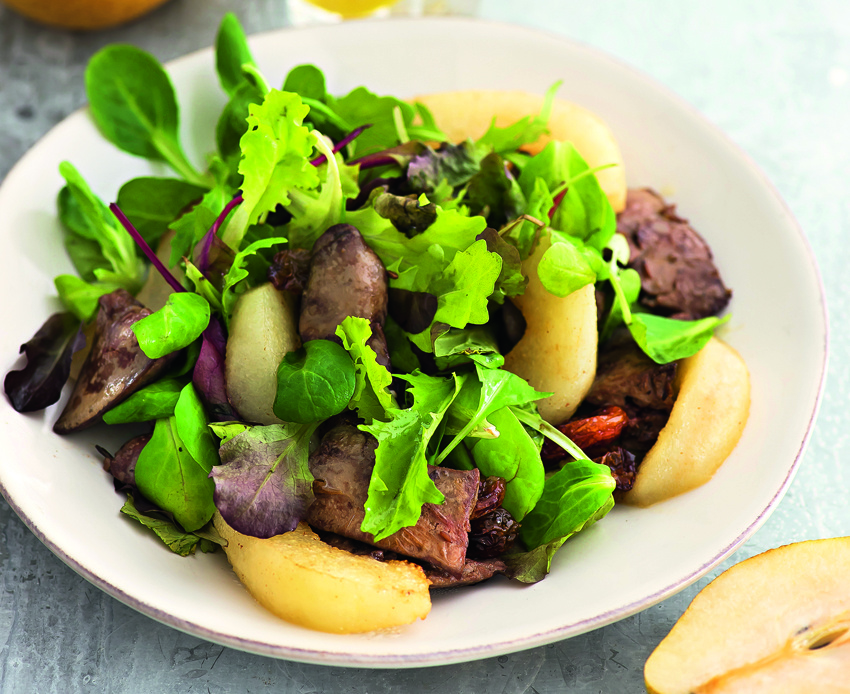 Зимний тёплый салат для тёплой же компании.