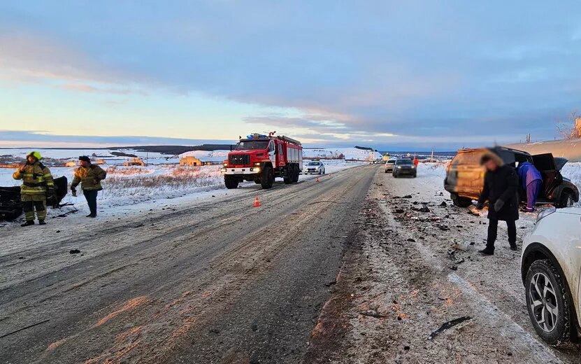    Трое взрослых и ребенок пострадали в ДТП под Сарапулом