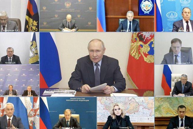    Владимир Путин попросил чиновников "по совести" отнестись к празднованию 80-летия Победы. / kremlin.ru Евгения Орлова