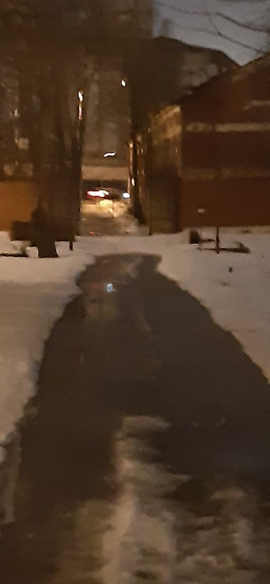 Место видения. Светится фото.