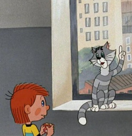 Кадр из мультфильма «Трое из Простоквашино»