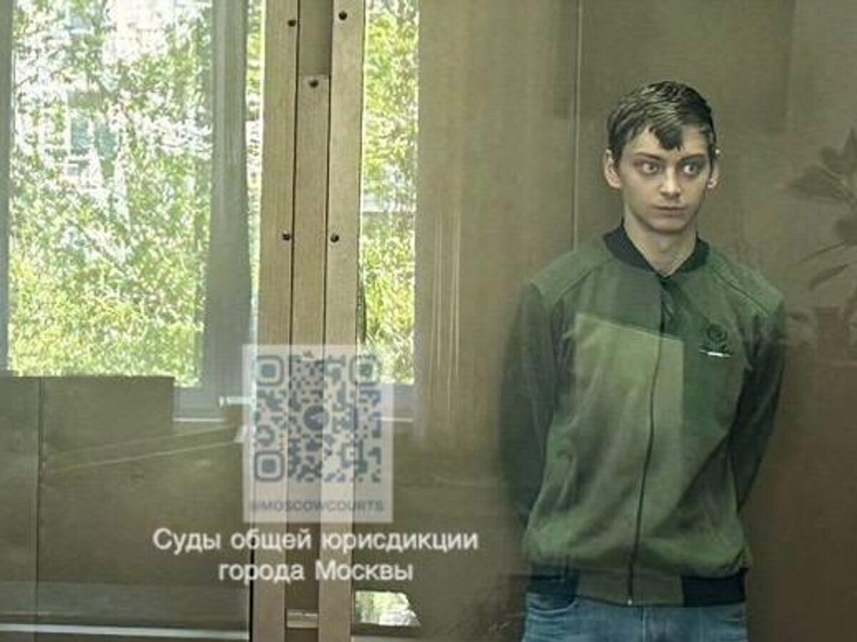    Хамидулин Станислав, обвиняемый по делу о поджоге вертолета в аэропорту Остафьево в Дорогомиловском суде города Москвы© Суды общей юрисдикции города Москвы