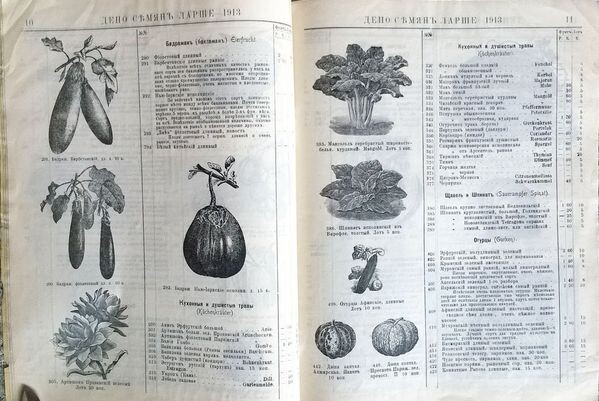Так  в 1913 году выглядел каталог  другого продавца : депо семян Ларше 
