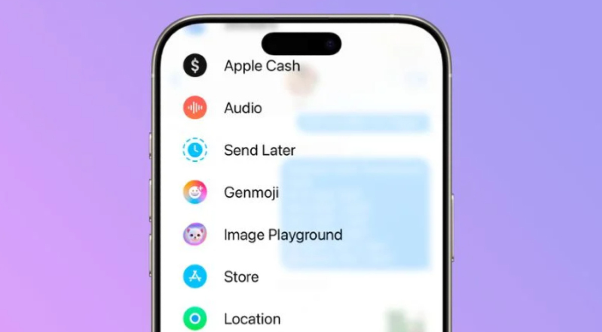 Apple📷Нажатие «+» в приложении «Сообщения» обеспечит быстрый доступ к Genmoji