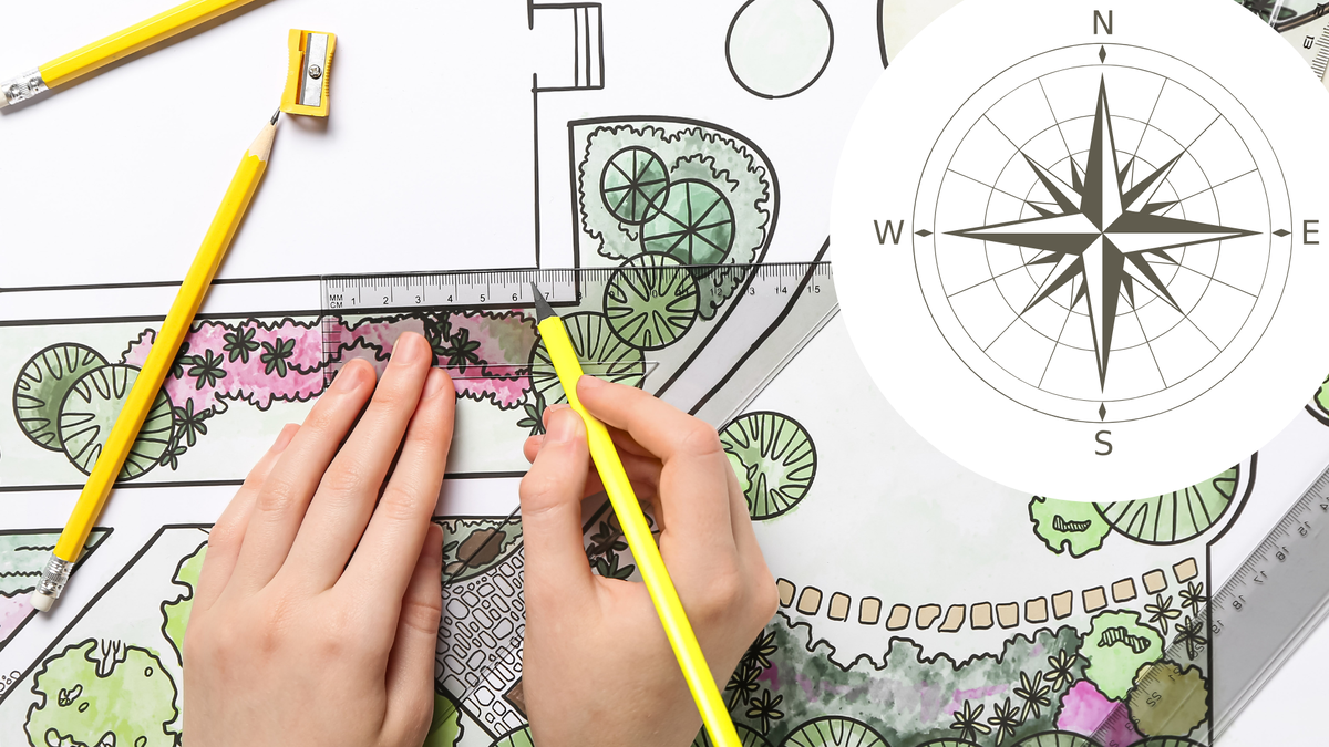 Планирование участка по сторонам света