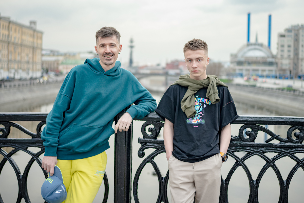 Илья (слева) и его наставник Максим