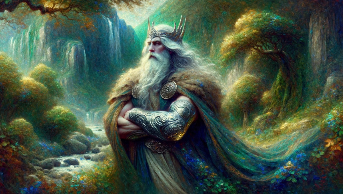 Нуада - ирландский бог с серебряной рукой (картинка с сайта irishhistory.com).