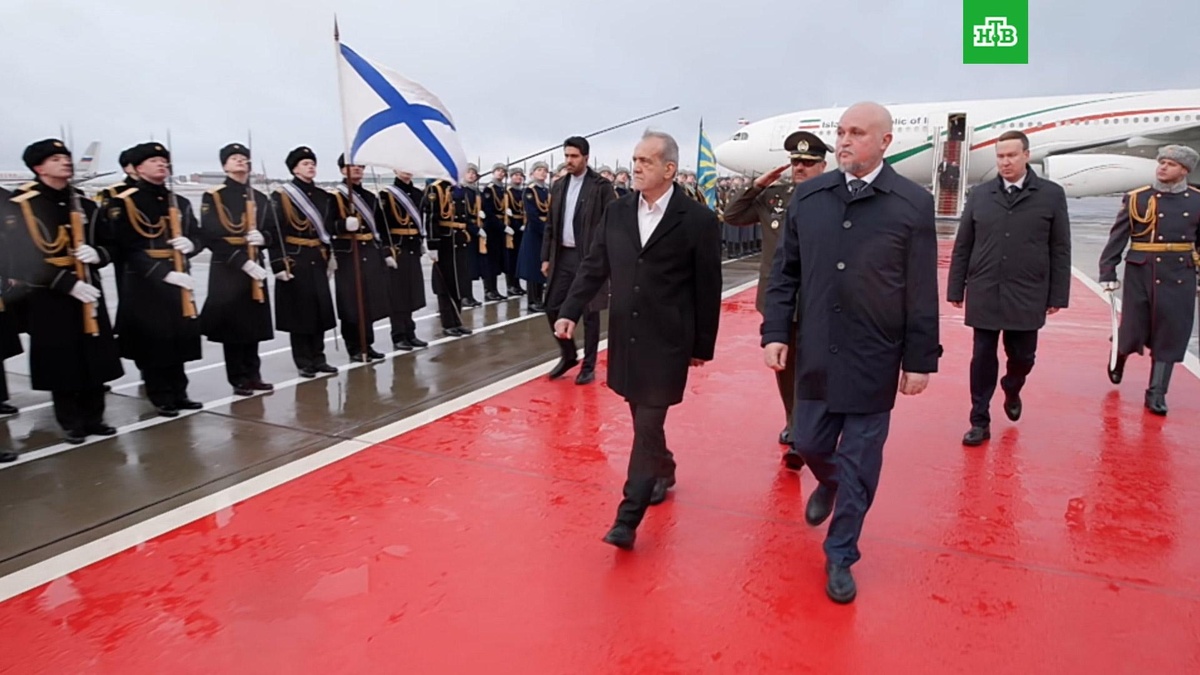    Президент Ирана прибыл в Москву с официальным визитом