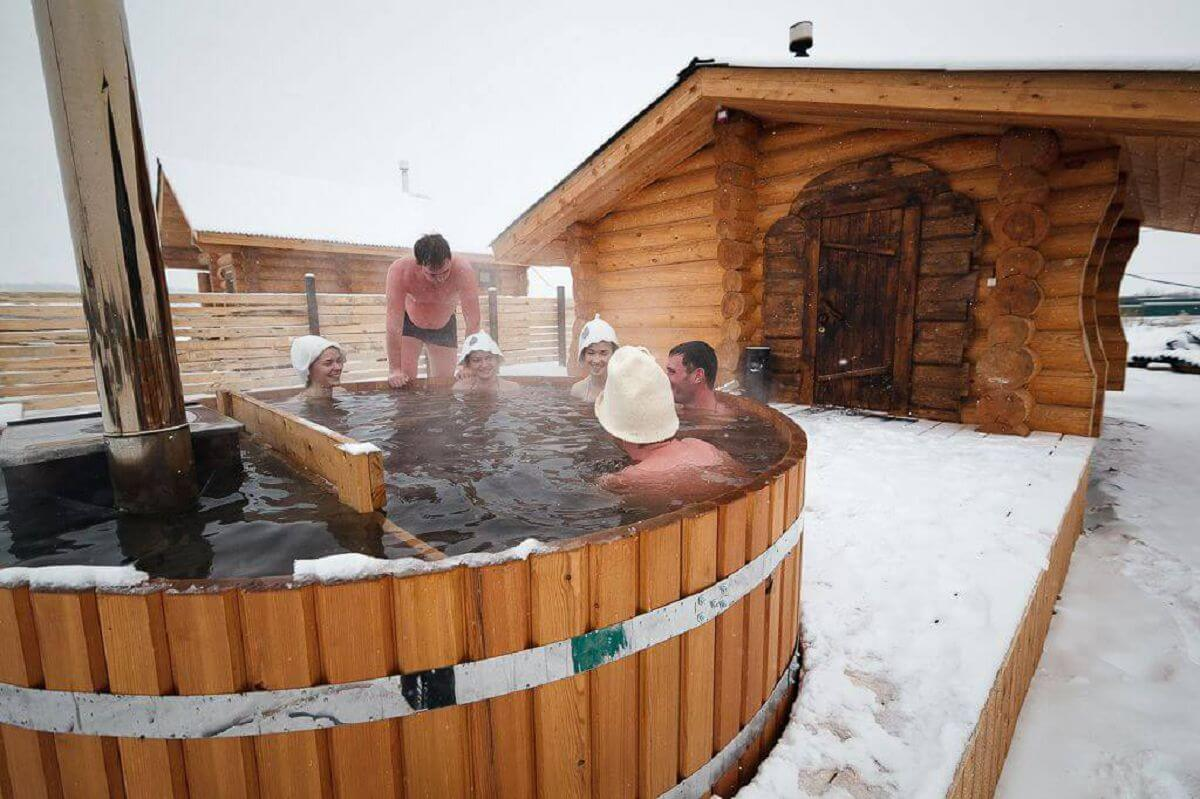 Купель после бани