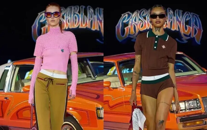    Модели на показе Casablanca весна-лето – 2025.casablancaparis.com