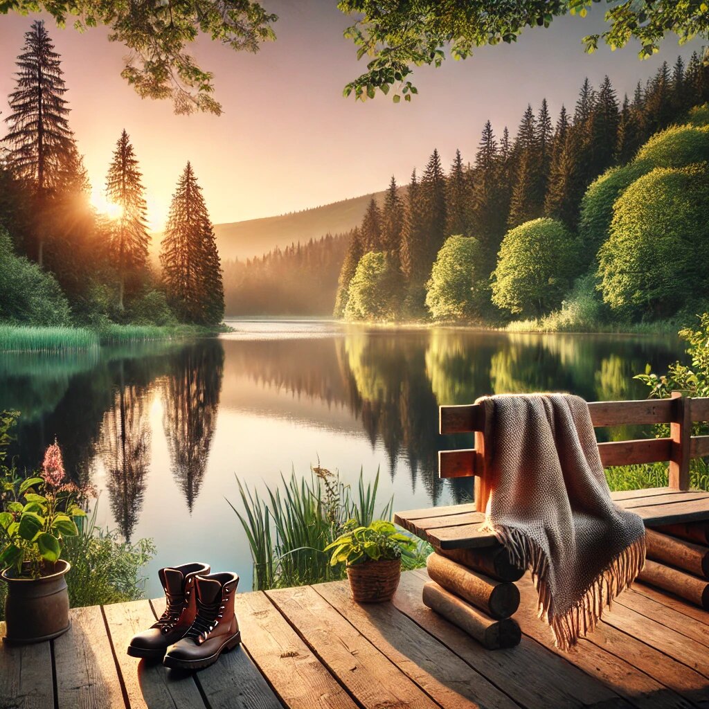 Представьте, что вы находитесь в пространстве картинки. Чувствуете спокойствие и хорошее настроение? Желаю вам того же умиротворения по жизни, которое она вызывает :)