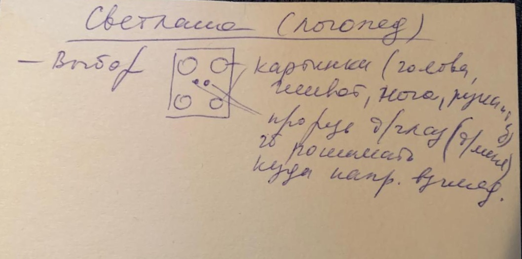 Инструкция, написанная несколько лет назад логопедом, к которой пришла на консультацию ученица нашей школы