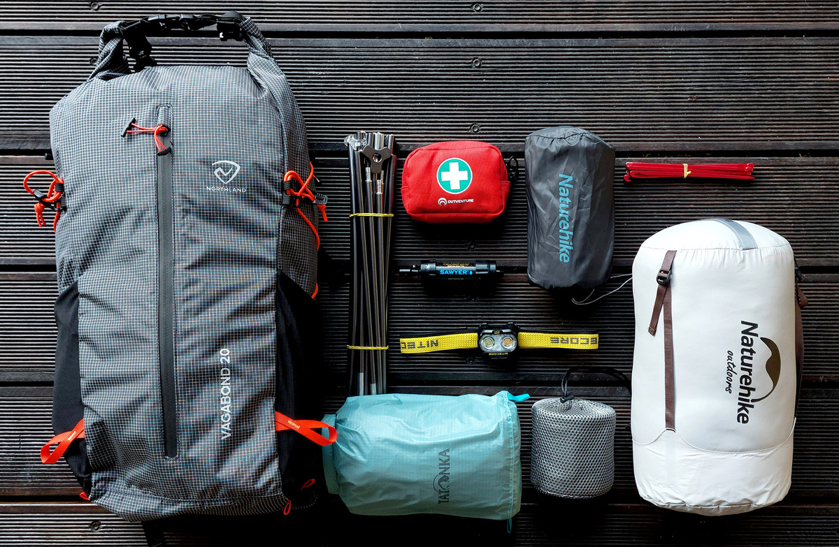 Комплект основного снаряжения для похода по Ликийской тропе