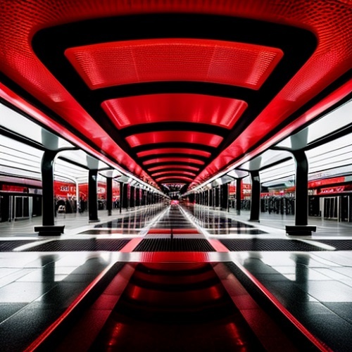 Современная станция метро