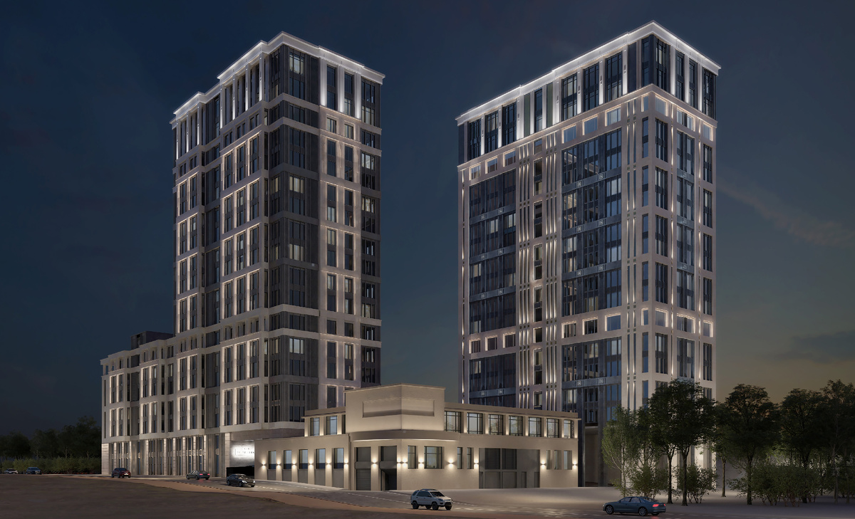 Архитектурная подсветка Жилого Комплекса